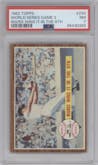 Roger Maris from the 1962 Topps set graded by PSA and given an overall grade of 7.