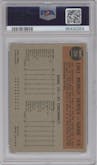 Roger Maris from the 1962 Topps set graded by PSA and given an overall grade of 7.