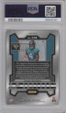 Tank Bigsby from the 2023 Panini Prizm set featuring a Purple Pulsar parallel graded by PSA and given an overall grade of 10.