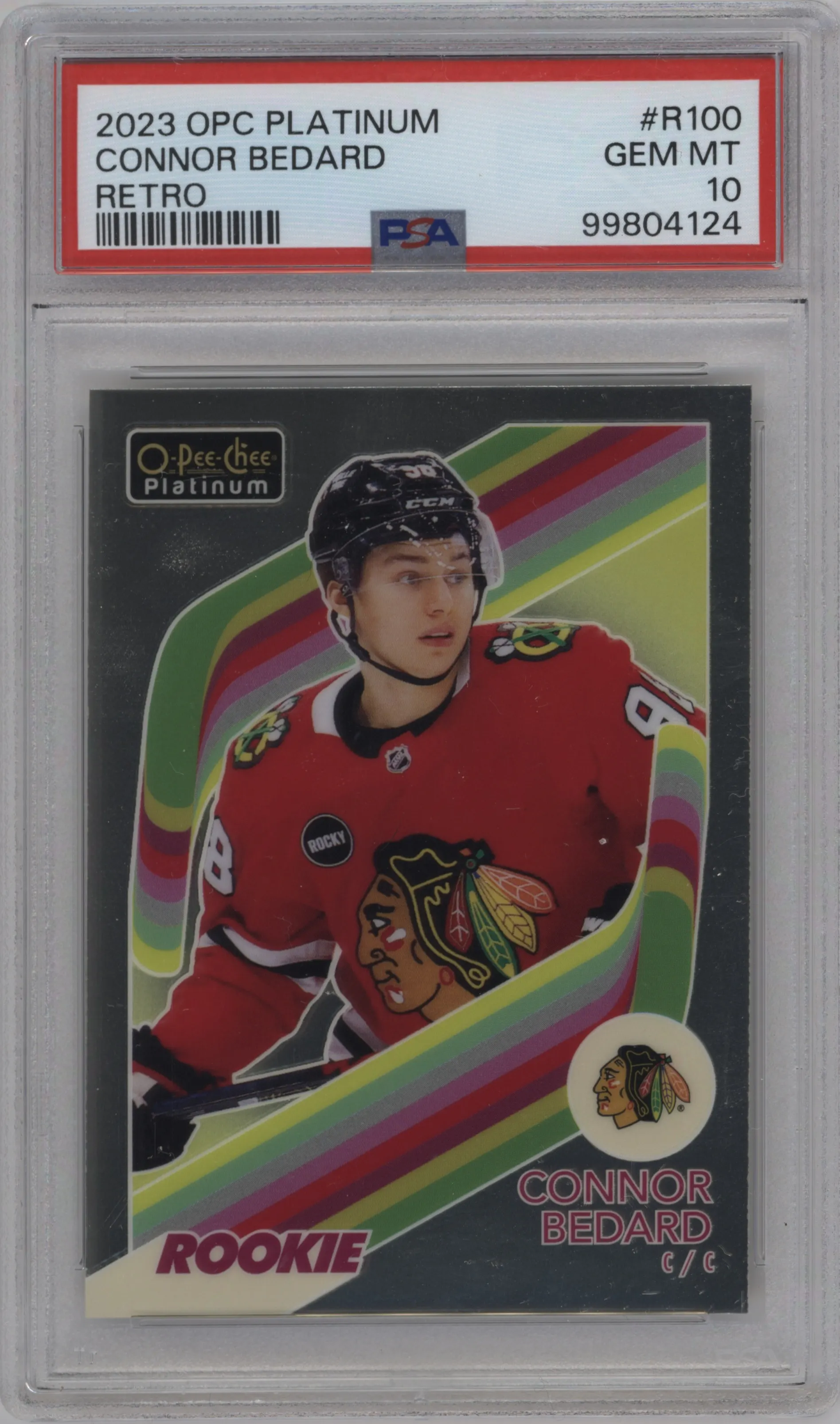 2023 O-Pee-Chee Platinum Retro Connor Bedard PSA 10
