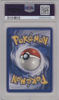 Dark Venusaur from the 2003 Pokemon set graded by PSA and given an overall grade of 8.