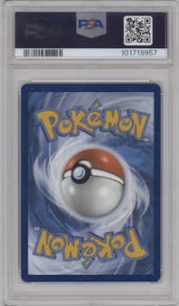 Charizard ex from the 2023 Pokemon SV set graded by PSA and given an overall grade of 9.
