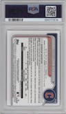 Robert Arias from the 2024 Bowman Chrome set featuring a Gold Shimmer Refractor parallel graded by PSA and given an overall grade of 9.
