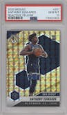 Anthony Edwards from the 2020-21 Panini Mosaic set featuring a Reactive Yellow parallel graded by PSA and given an overall grade of 10.