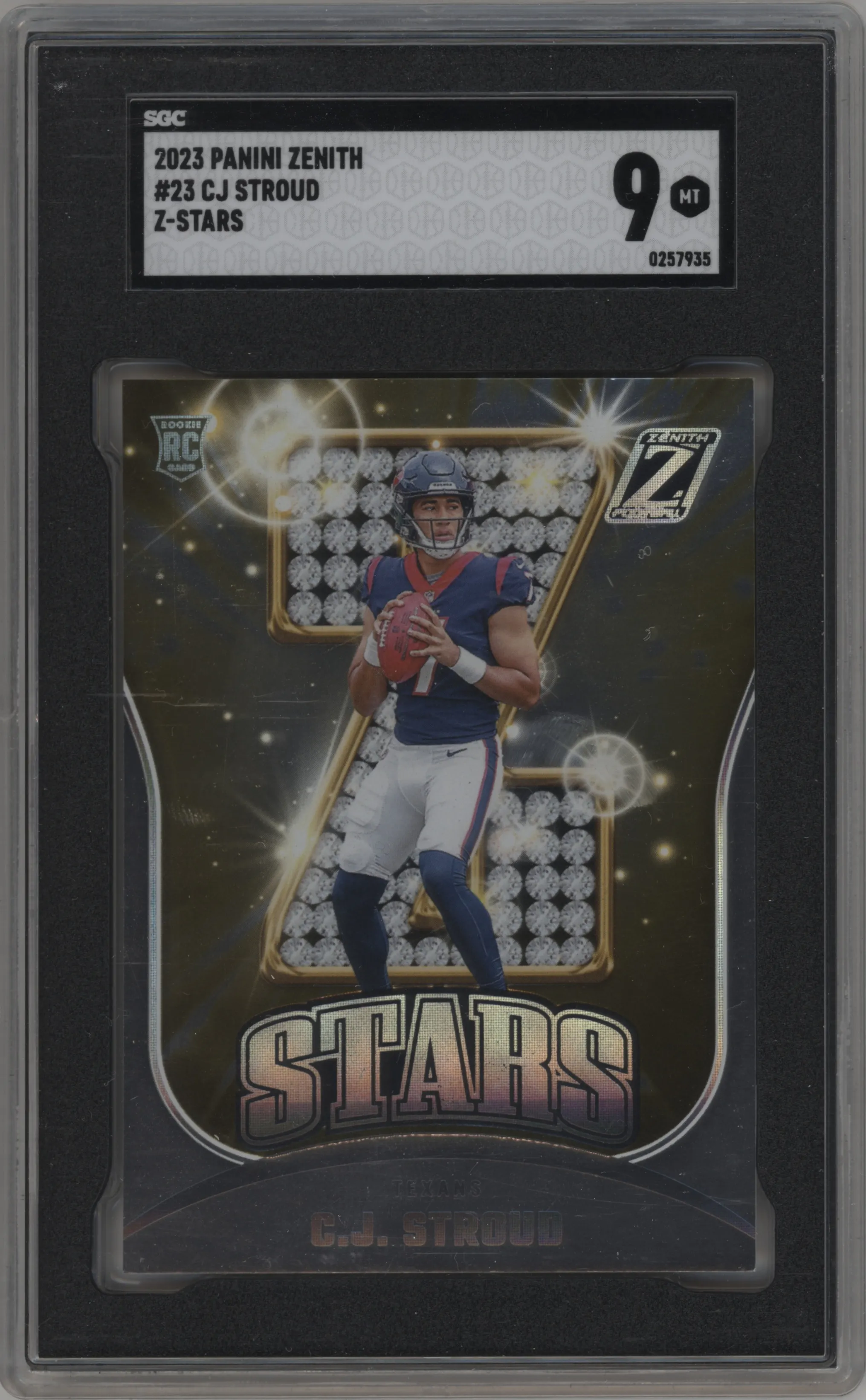 2023 Panini Zenith Z-Stars C.J. Stroud #23 SGC 9