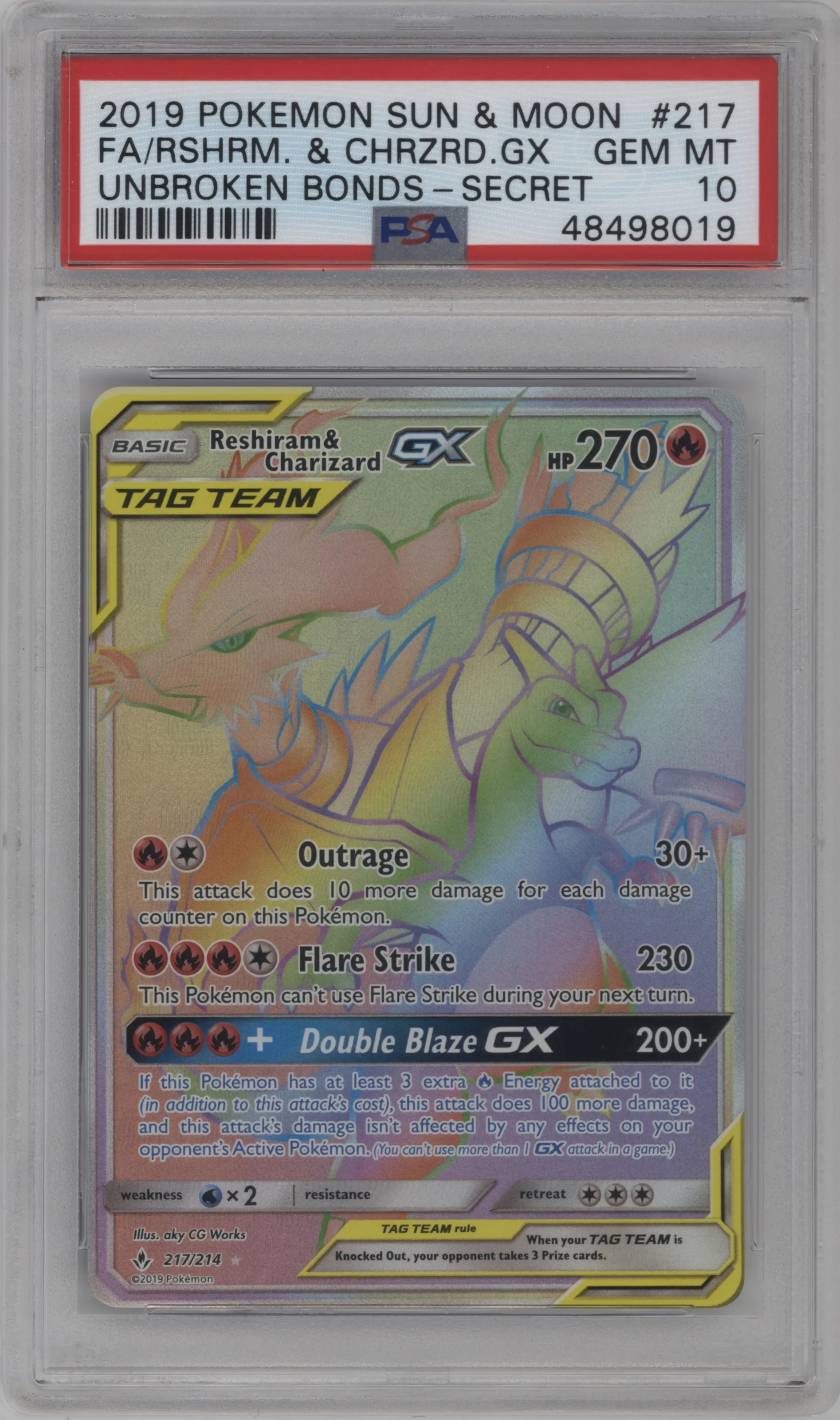 Reshiram/Charizard GX