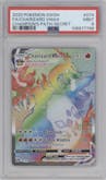 Charizard VMAX from the 2020 Pokemon SWSH set graded by PSA and given an overall grade of 9.