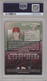 Shohei Ohtani from the 2018 Topps Stadium Club set graded by PSA and given an overall grade of 9.
