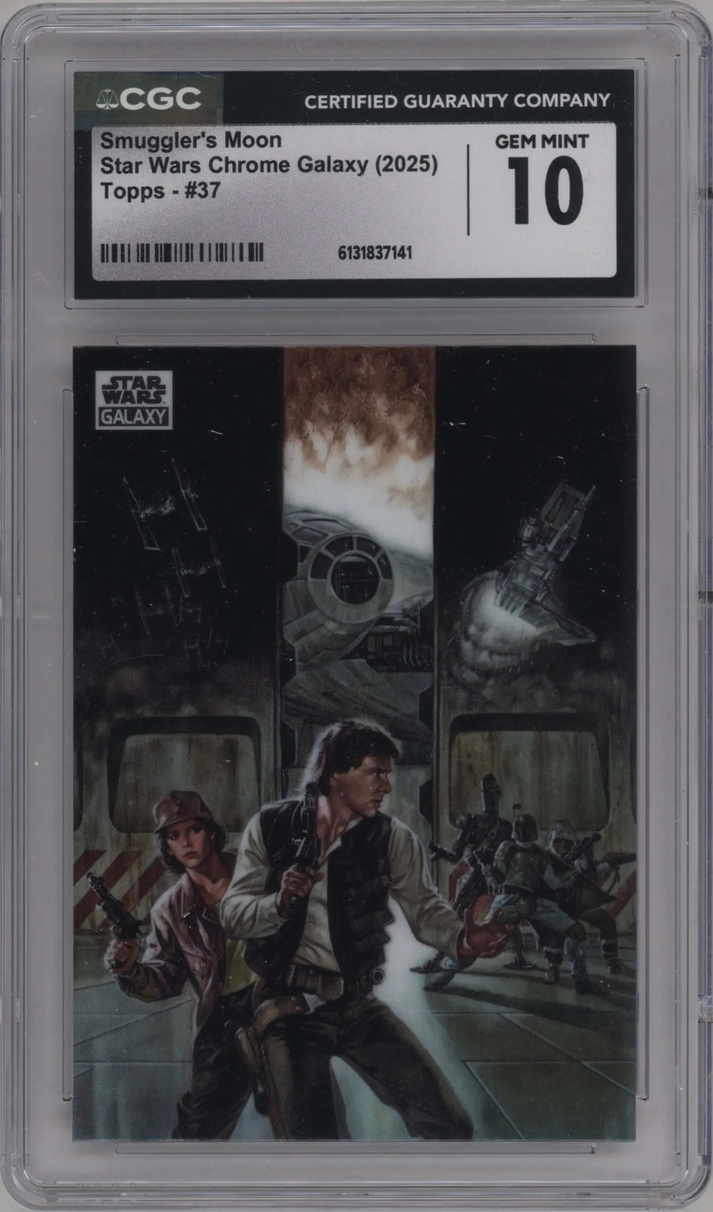 2025 Topps Chrome Star Wars Galaxy Smuggler's Moon CGC 10