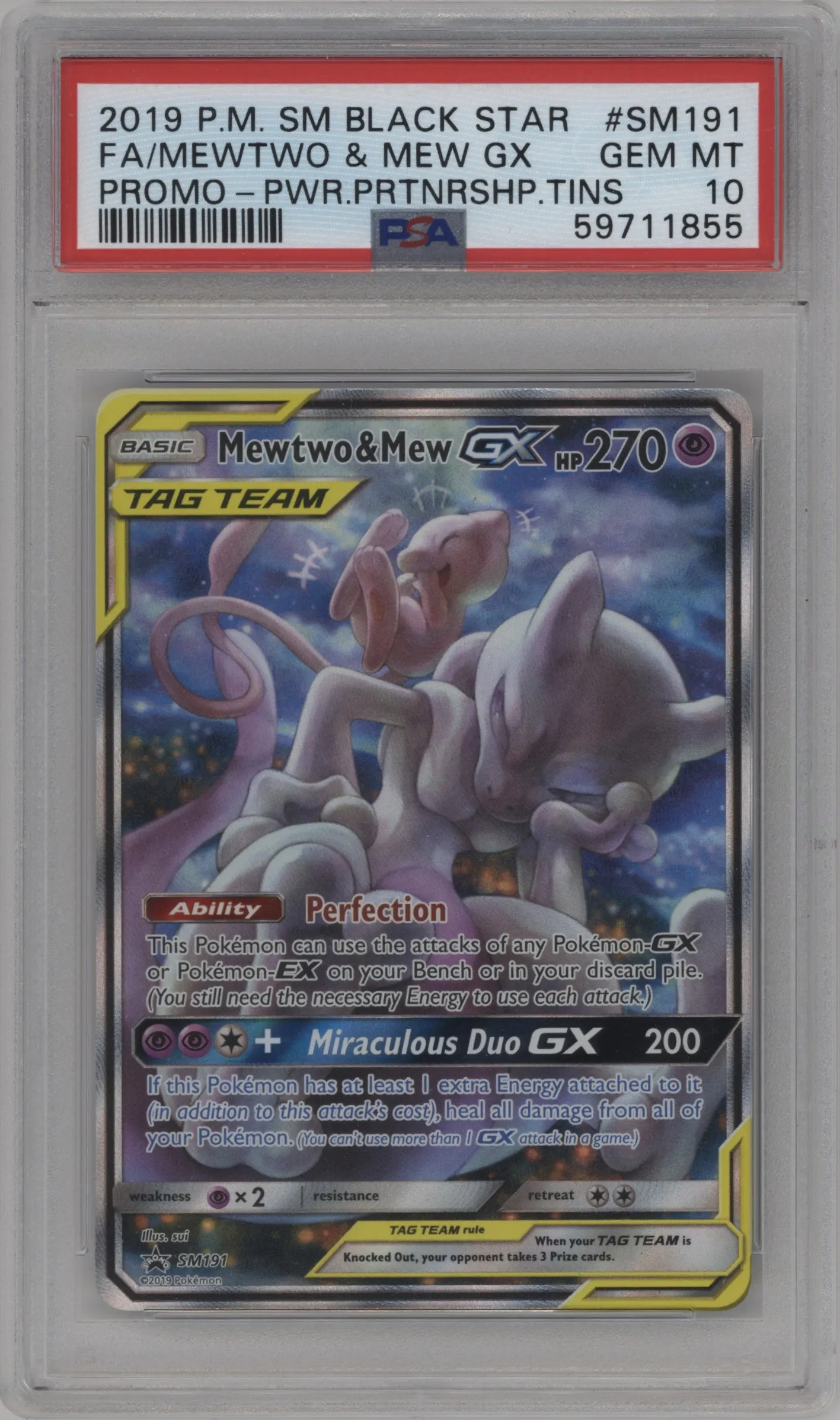Mewtwo & Mew GX