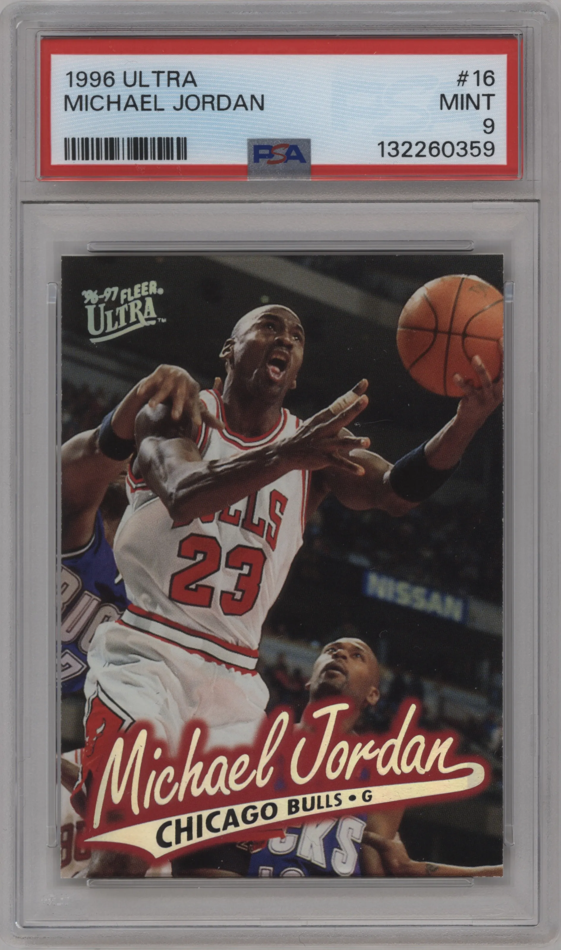 1996 Fleer Ultra Michael Jordan #16 PSA 9