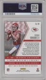 Patrick Mahomes II  from the 2017 Panini Phoenix set graded by PSA and given an overall grade of 9.