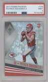 Patrick Mahomes II  from the 2017 Panini Phoenix set graded by PSA and given an overall grade of 9.