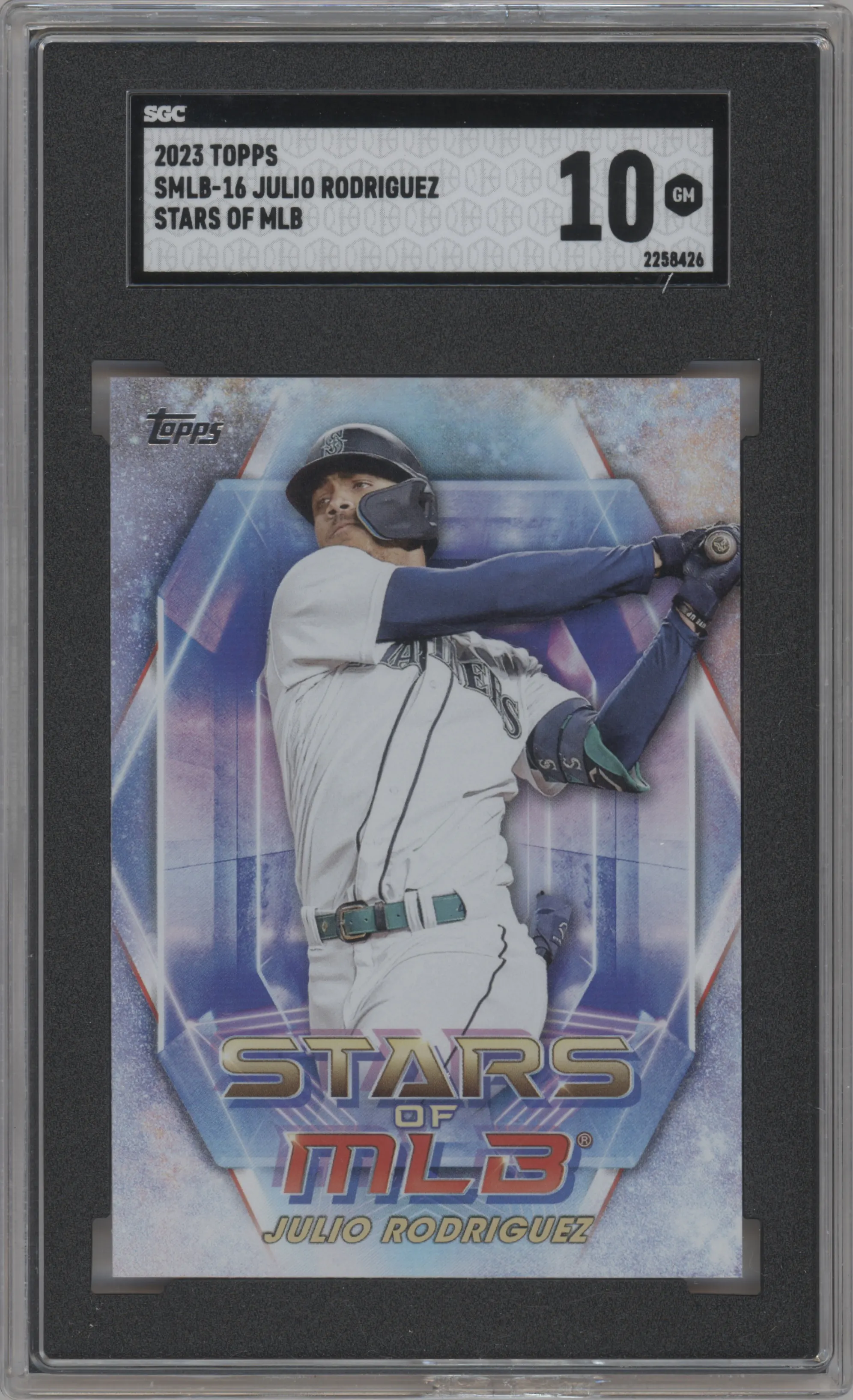 2023 Topps Stars of MLB Julio Rodriguez #SMLB-16 SGC 10