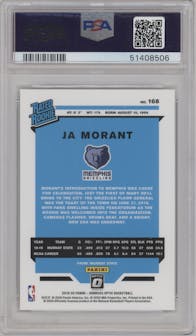 Ja Morant from the 2019-20 Panini Donruss Optic set graded by PSA and given an overall grade of 10.