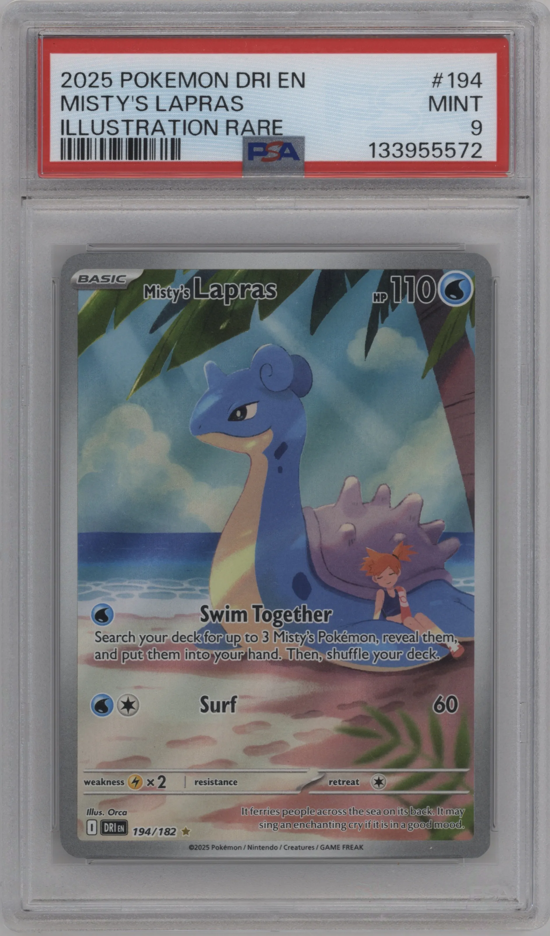Misty's Lapras