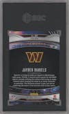 Jayden Daniels from the 2024 Panini Prizm set featuring a Green Wave parallel graded by SGC and given an overall grade of 10.