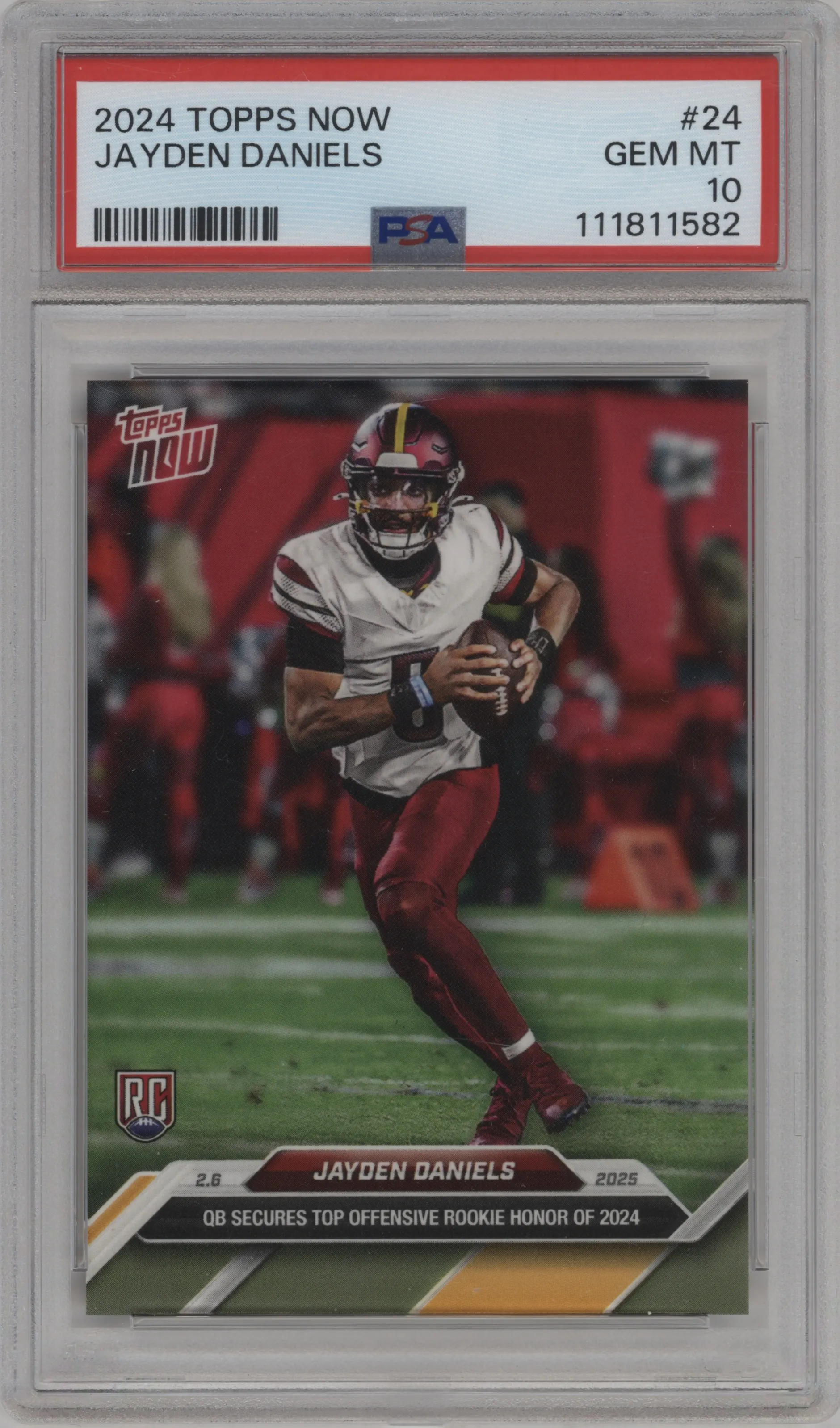 2024 Topps Now Jayden Daniels #24 PSA 10