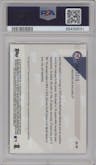Juan Soto  from the 2018-19 Topps Now Offseason set featuring a Blue parallel graded by PSA and given an overall grade of 10.