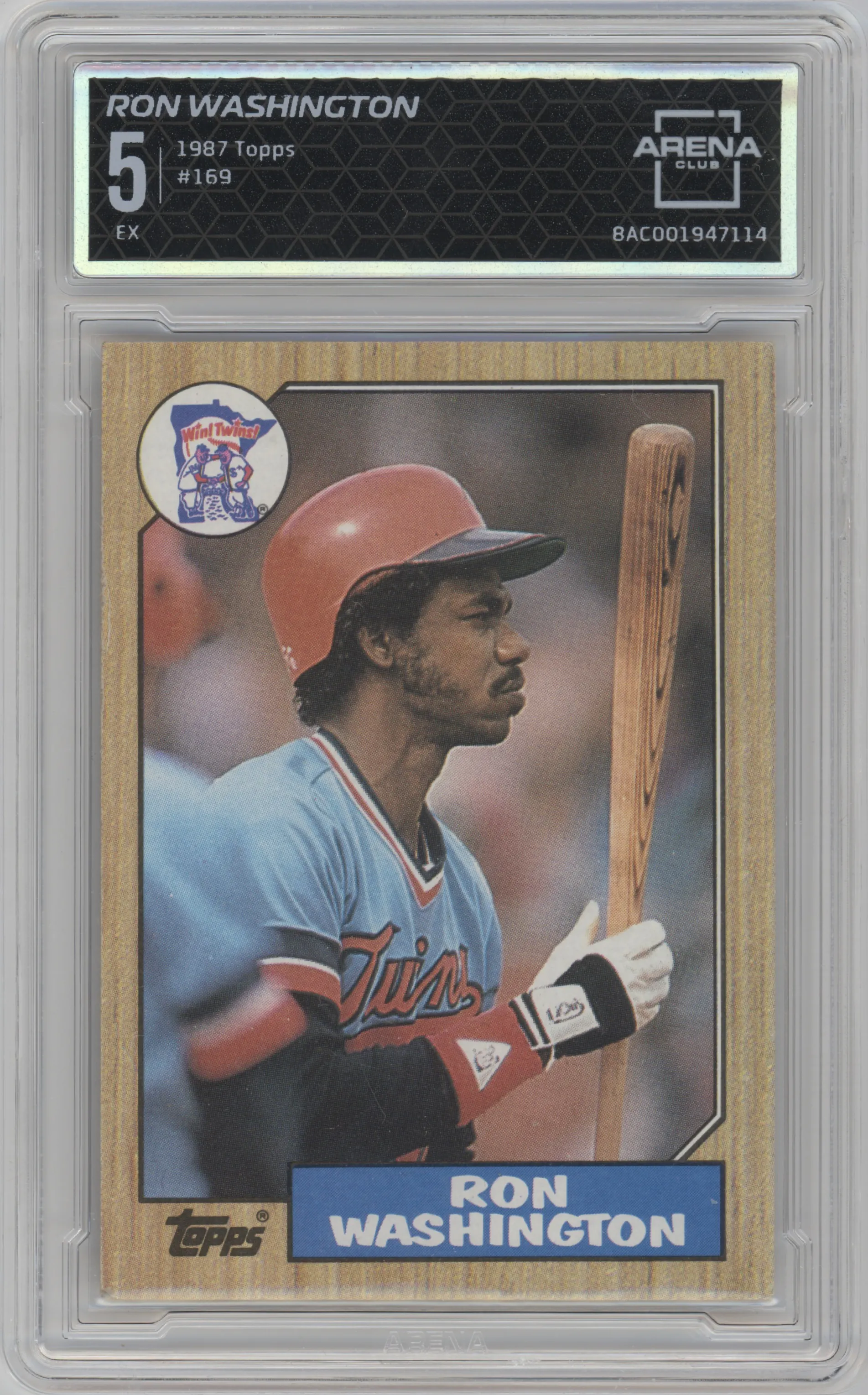 1987 Topps Ron Washington ARENA CLUB 5