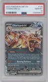 Charizard EX from the 2023 Pokemon SV set graded by PSA and given an overall grade of 10.