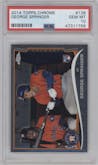 George Springer from the 2014 Topps Chrome set graded by PSA and given an overall grade of 10.
