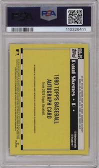 Paul Skenes  from the 2025 Topps set graded by PSA and given an overall grade of 10.