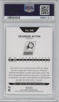Deandre Ayton from the 2018-19 Panini NBA Hoops  set graded by PSA and given an overall grade of 10.