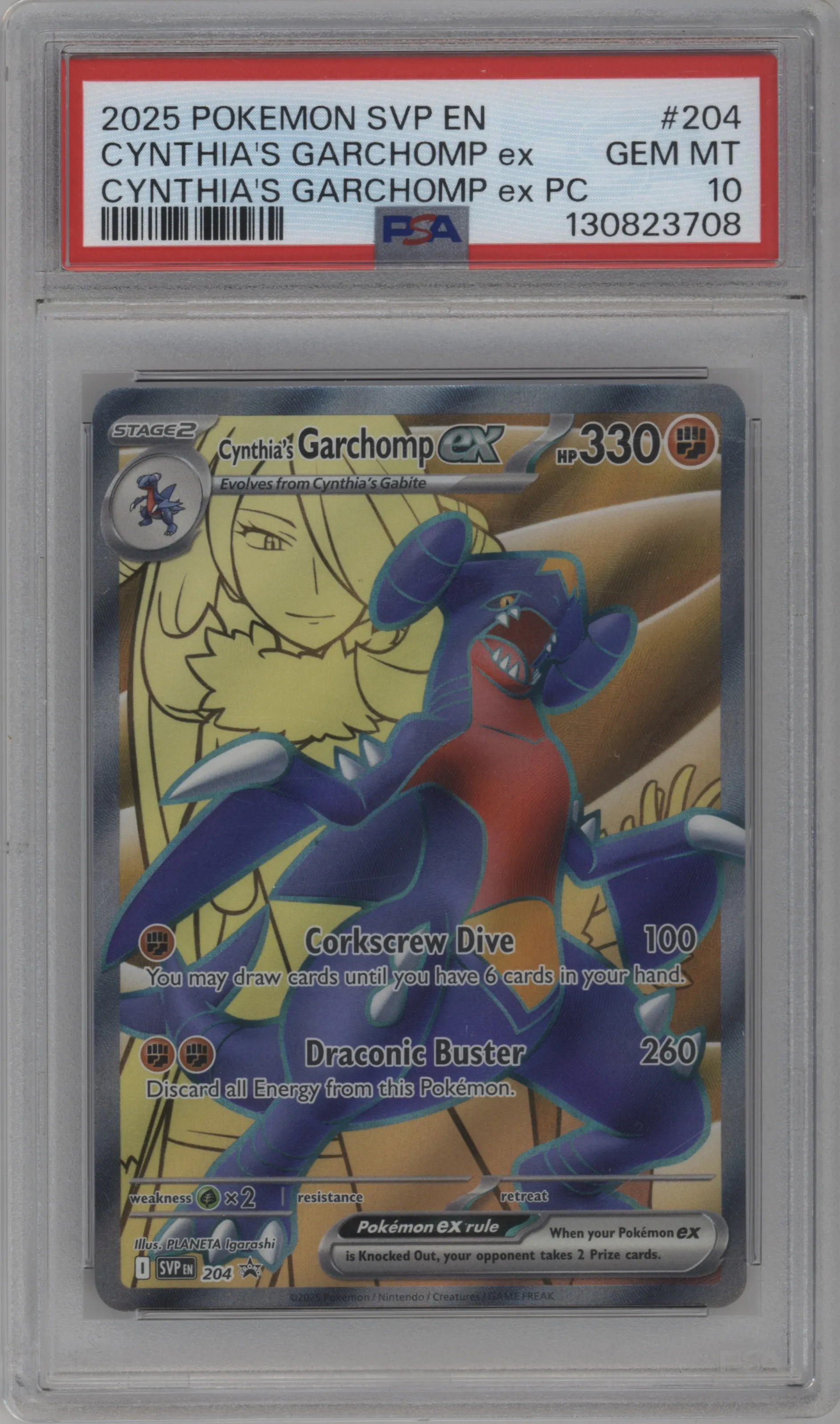 Cynthia's Garchomp ex