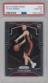 Tyler Herro from the 2019-20 Panini Prizm set graded by PSA and given an overall grade of 10.