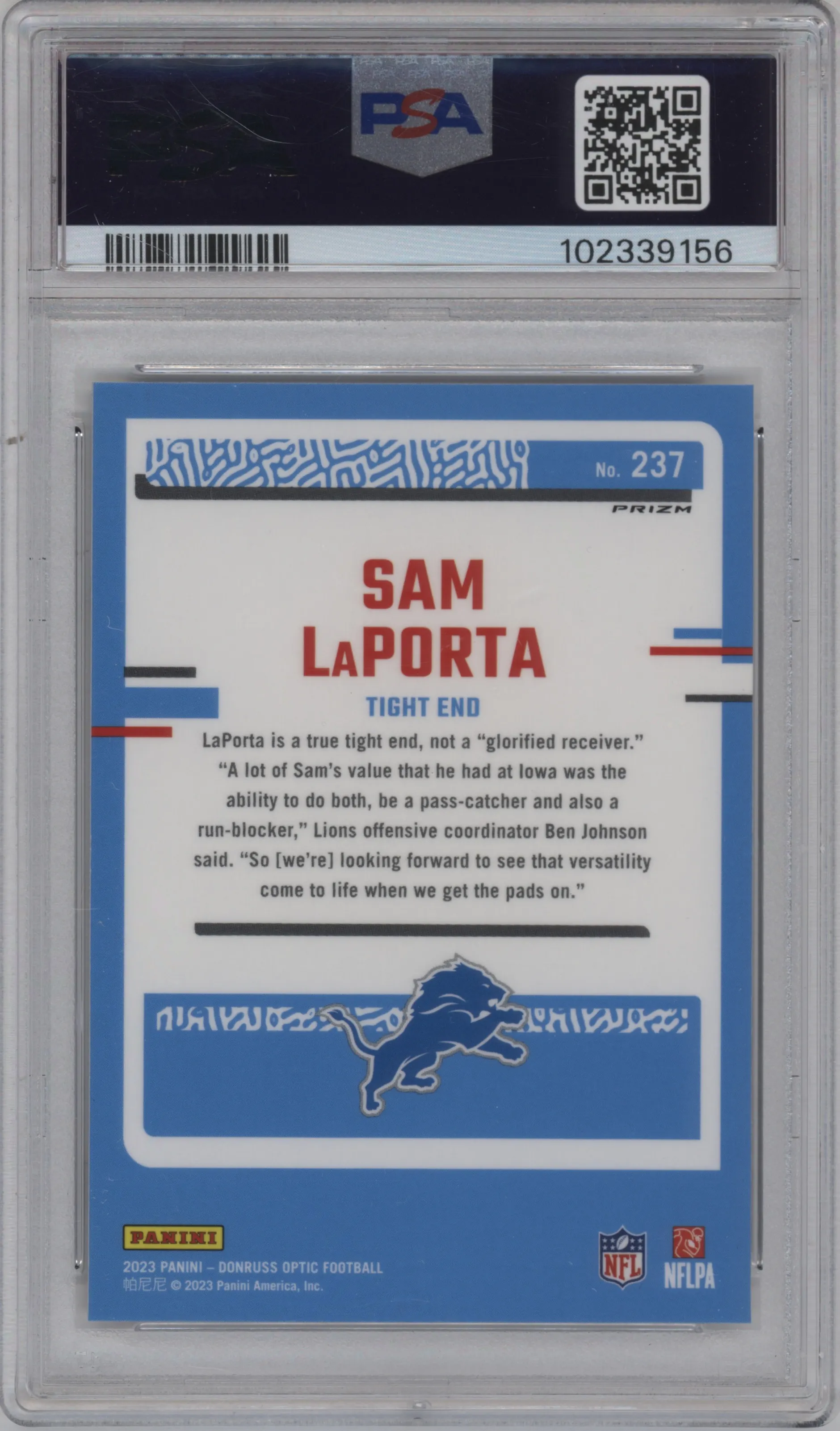 Sam LaPorta
