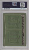 Errol Mann/Walter Payton from the 1978 Topps set graded by PSA and given an overall grade of 8.