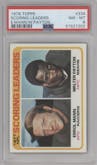 Errol Mann/Walter Payton from the 1978 Topps set graded by PSA and given an overall grade of 8.