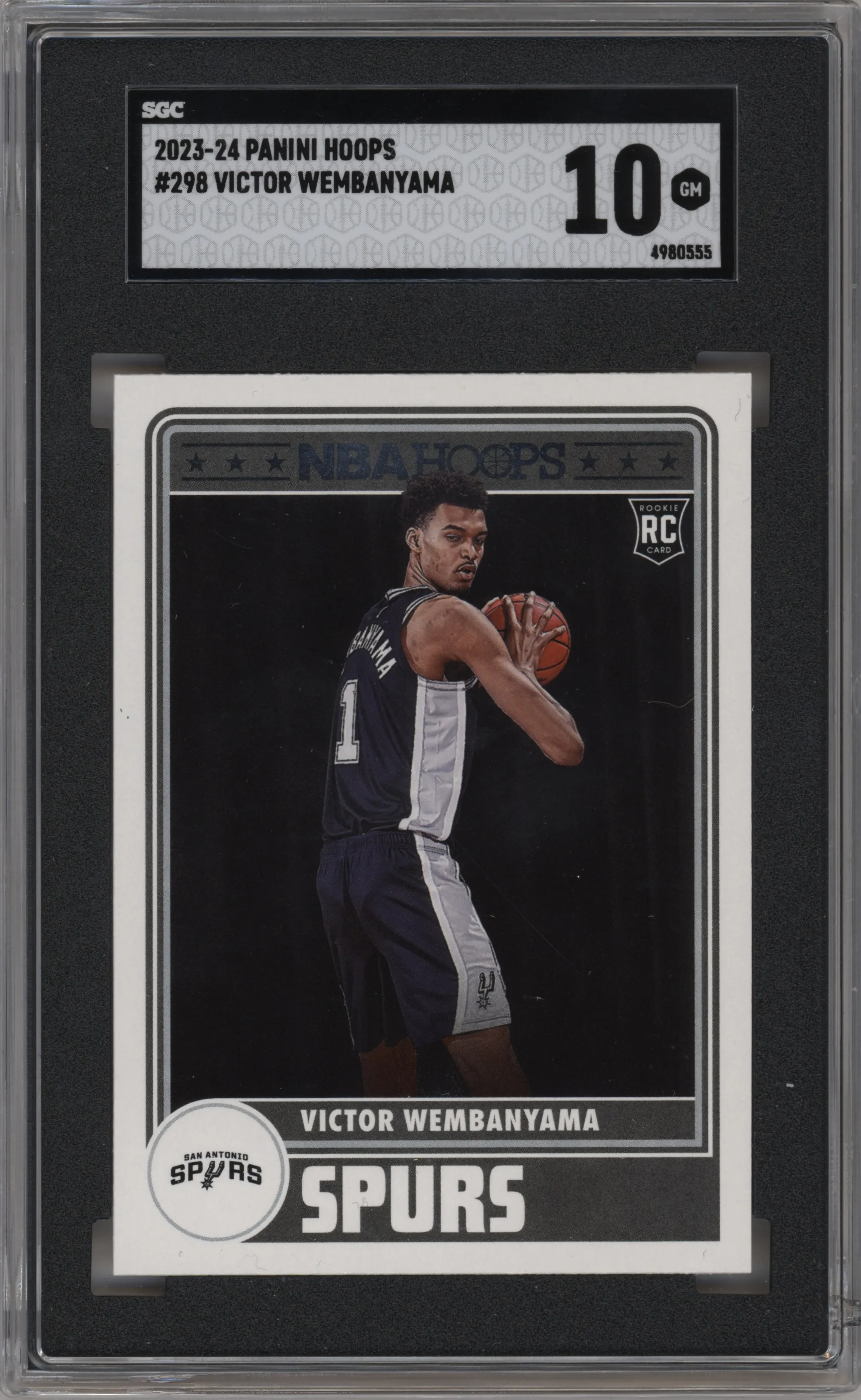 2023 Panini NBA Hoops Victor Wembanyama SGC 10