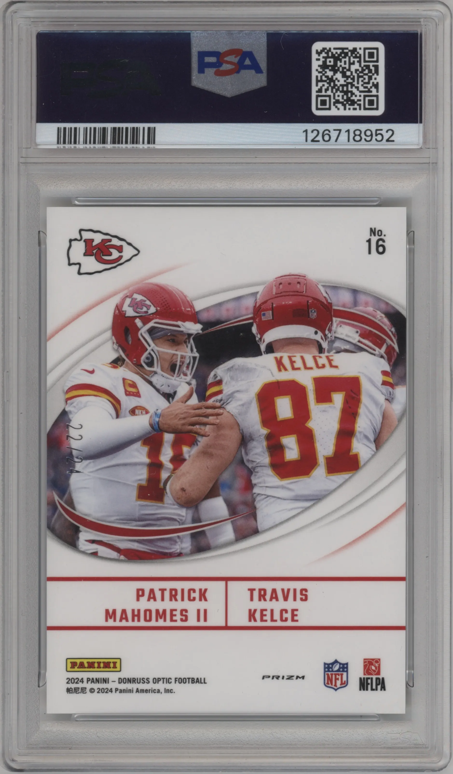 Patrick Mahomes II/Travis Kelce