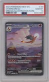 Charizard ex from the 2023 Pokemon SV set graded by PSA and given an overall grade of 10.