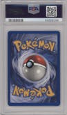 Machoke from the 1999 Pokemon set graded by PSA and given an overall grade of 8.