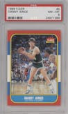 Danny Ainge from the 1986-87 Fleer set graded by PSA and given an overall grade of 8.