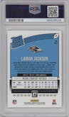 Lamar Jackson from the 2018 Panini Donruss Optic set graded by PSA and given an overall grade of 10.