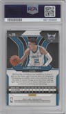 LaMelo Ball from the 2020-21 Panini Prizm set graded by PSA and given an overall grade of 10.