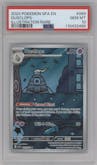 Dusclops from the 2024 Pokemon SV set graded by PSA and given an overall grade of 10.