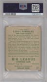 Leroy Parmalee from the 1933 Goudey set graded by PSA and given an overall grade of 4.