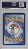 Eevee from the 2025 Pokemon SV set featuring a Pokemon Day 2025 parallel graded by PSA and given an overall grade of 9.
