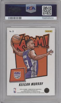 Keegan Murray from the 2022-23 Panini Crown Royale set graded by PSA and given an overall grade of 9.