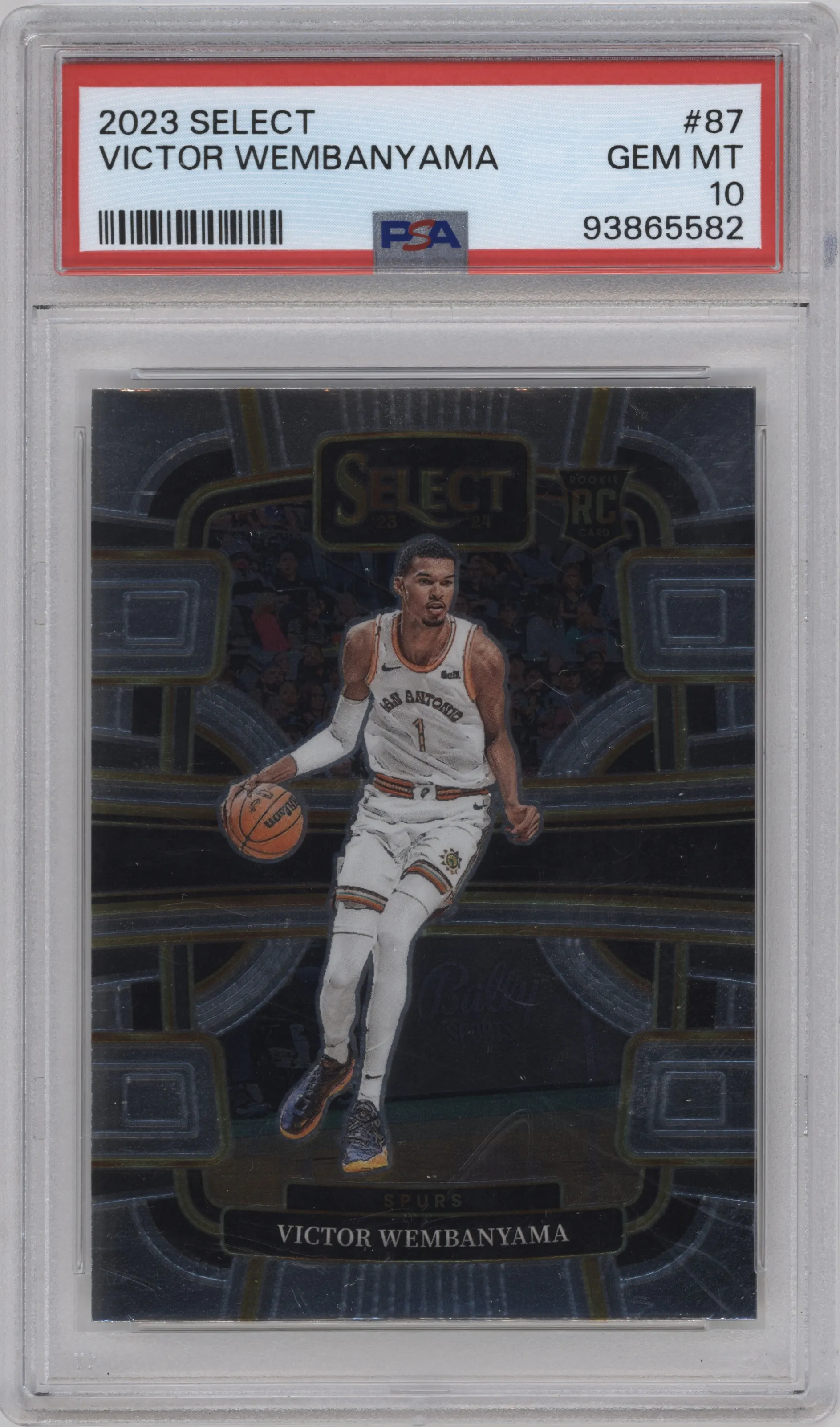 2023 Panini Select Victor Wembanyama #87 PSA 10