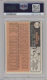 Lou Brock from the 1966 Topps set graded by PSA and given an overall grade of 5.