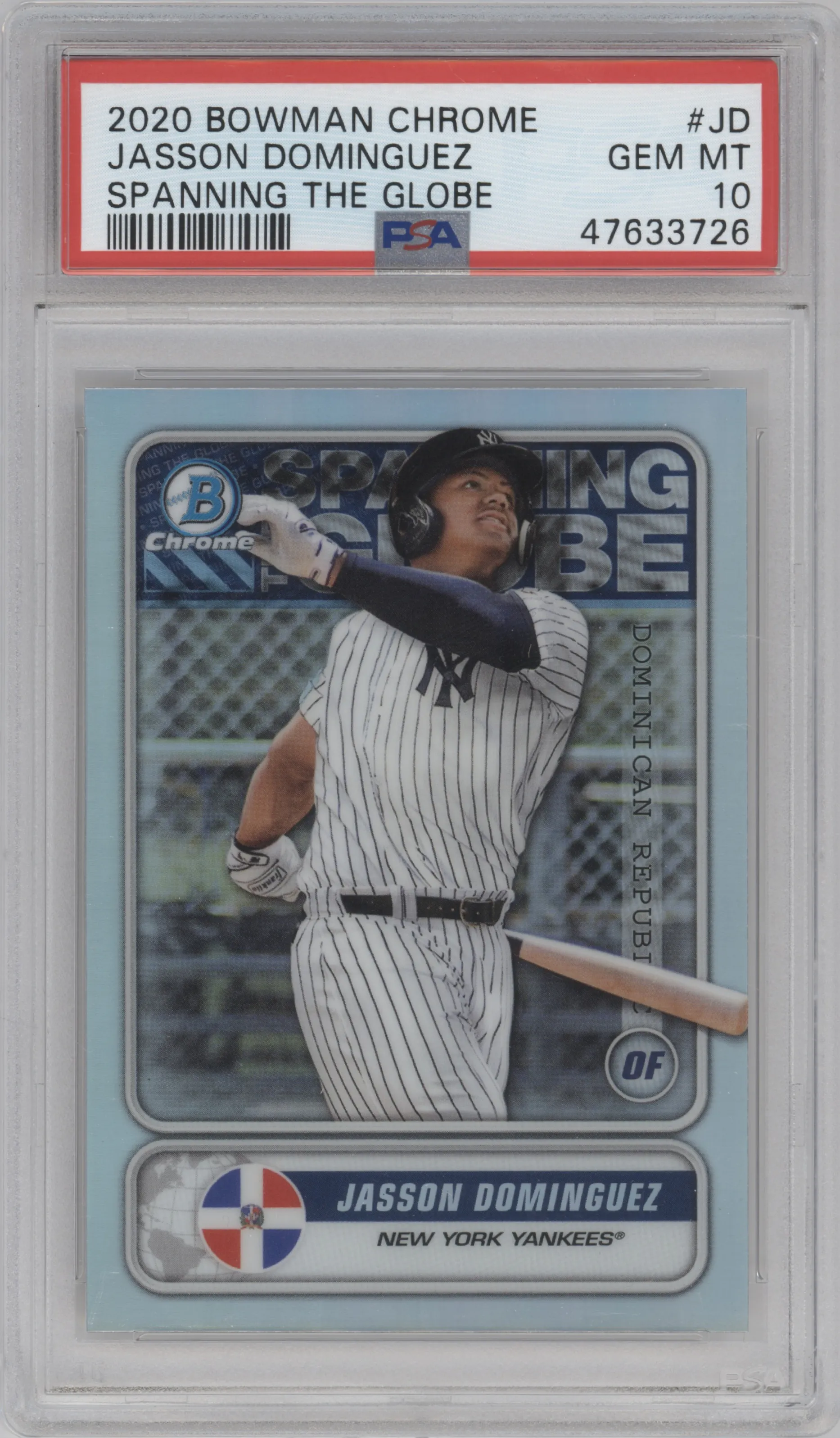 2020 Bowman STG Jasson Dominguez #STG-JD PSA 10