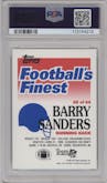 Barry Sanders from the 1992 Topps Finest set graded by PSA and given an overall grade of 10.