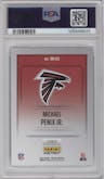 Michael Penix Jr. from the 2024 Panini Instant NFL set graded by PSA and given an overall grade of 10.