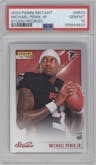 Michael Penix Jr. from the 2024 Panini Instant NFL set graded by PSA and given an overall grade of 10.